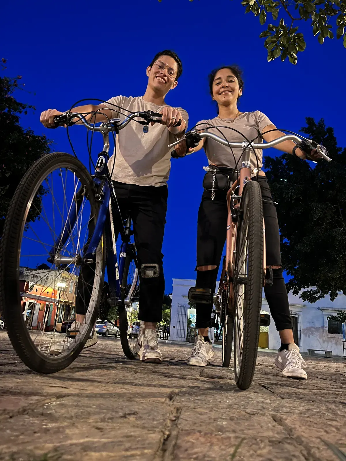 Bicycles in Oaxaca's Centro Histórico