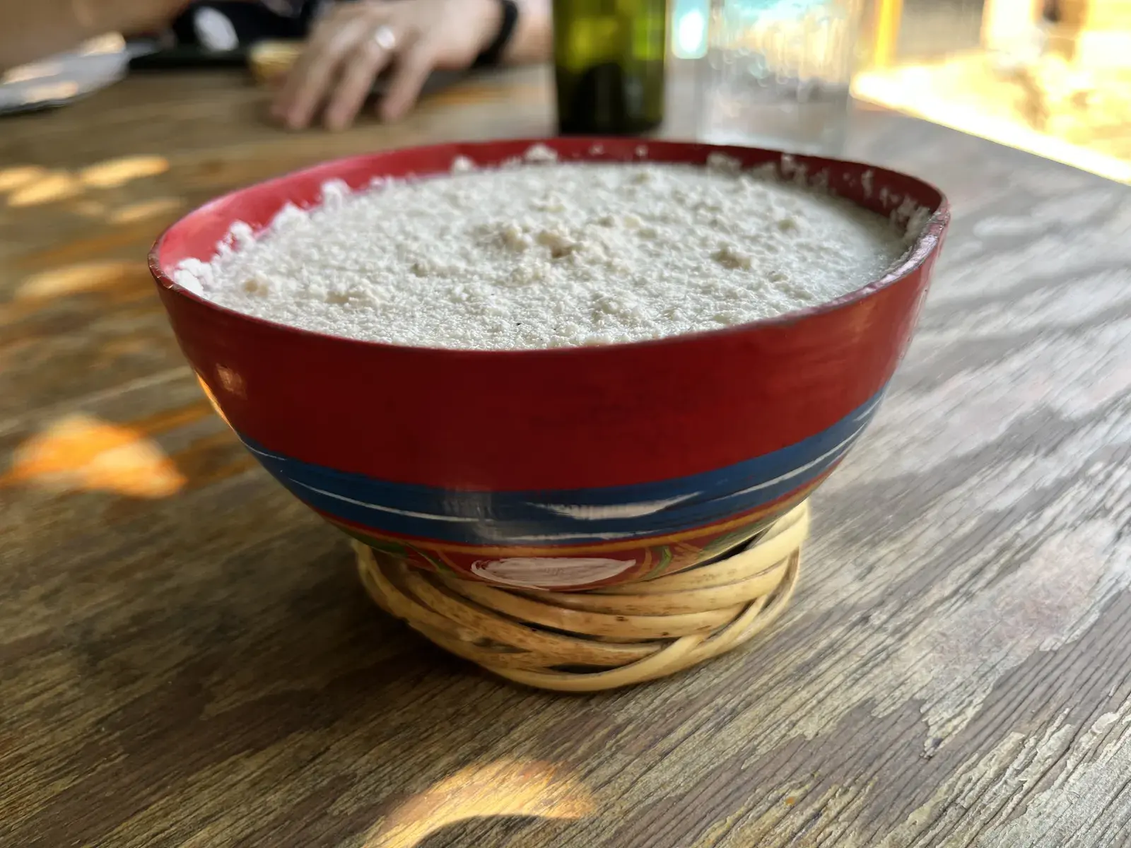 Tejate served in a jícara